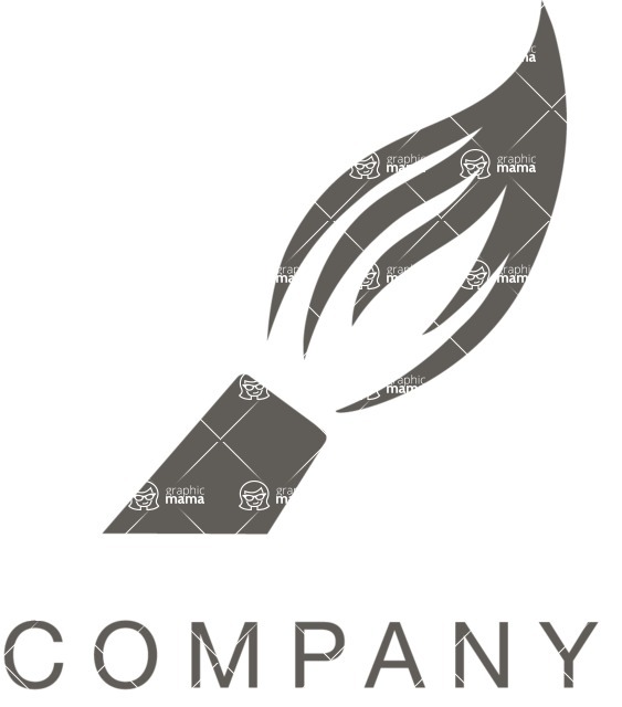 Business Logo Templates - vector graphics in a pack from GraphicMama - Art Company Logo Design Creative Concept